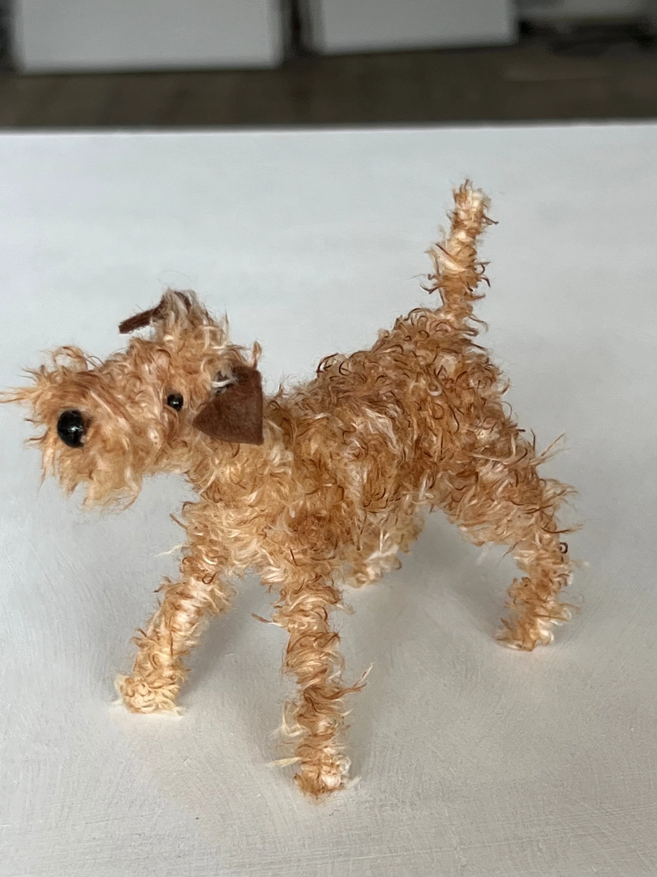 Irish Terrier miniature dog sculpture - Image 2