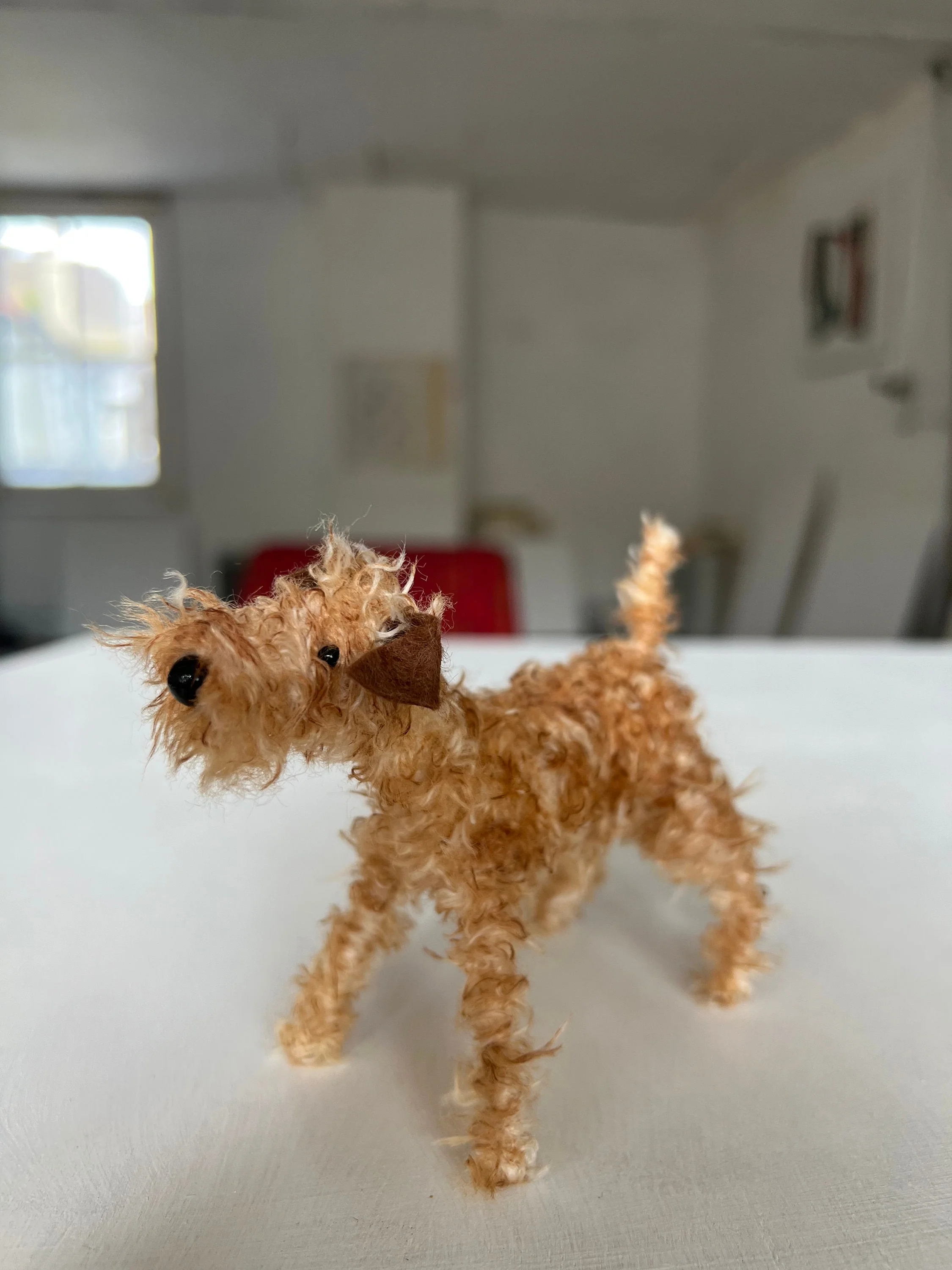 Irish Terrier miniature dog sculpture - Image 4
